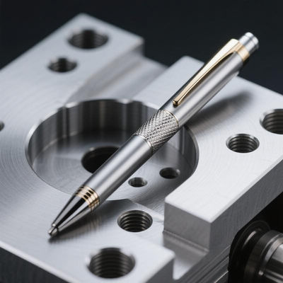 タクティカルチタンポケットペンは,アノード化され,腐食耐性があり,ギフトに備えられる,CNC加工チタンペンは